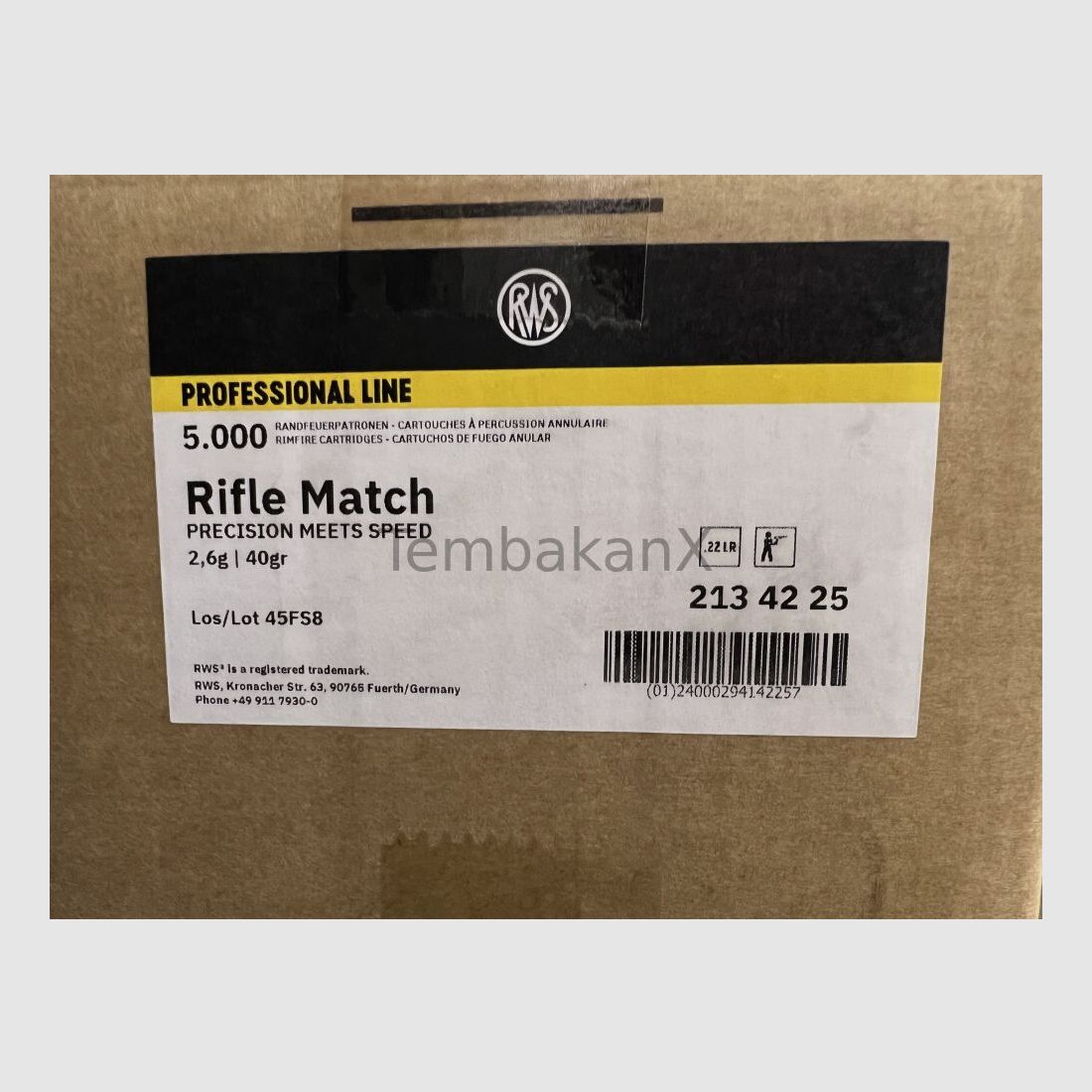 RWS Rifle Match 40gr