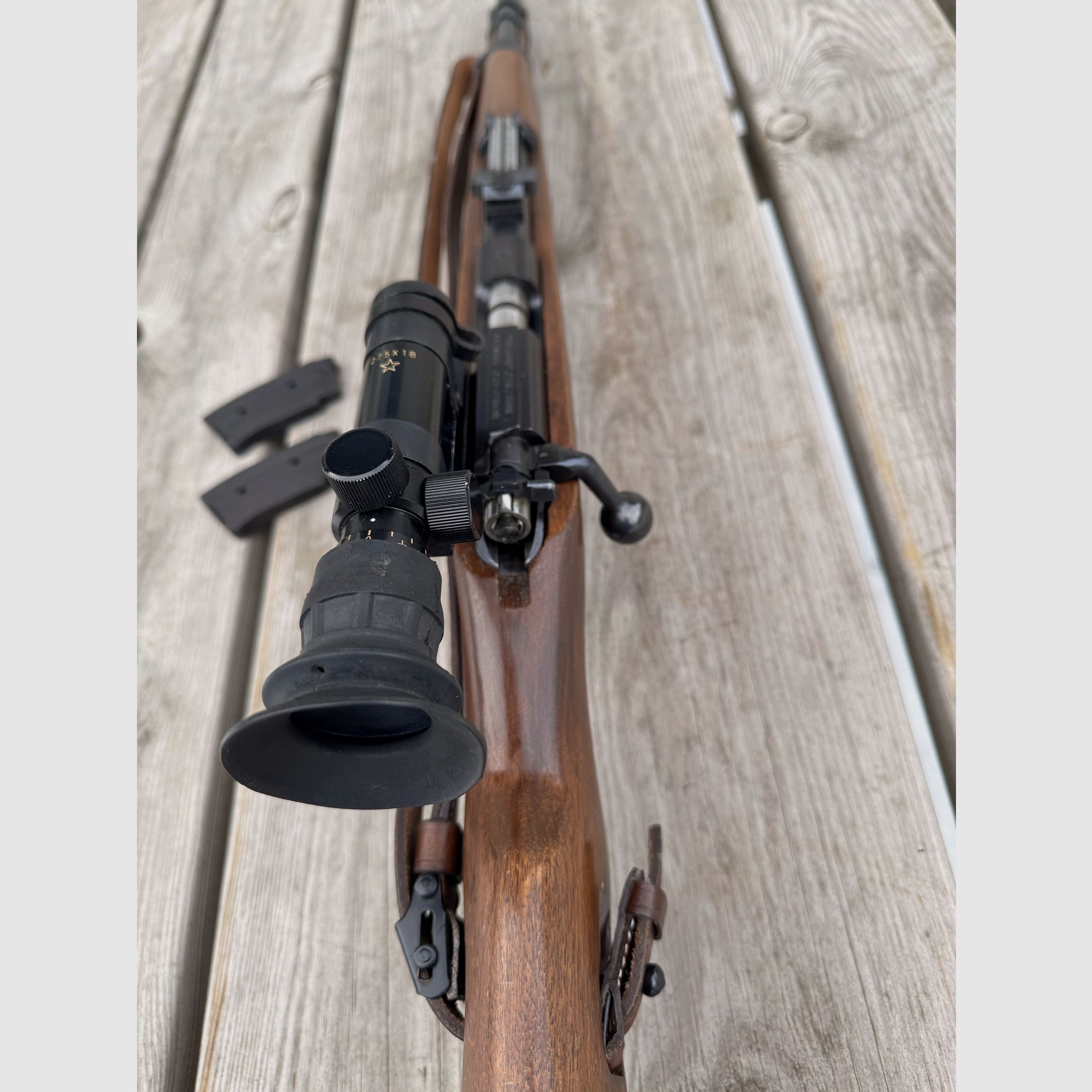 K98 Sniper Wehrsportgewehr replica in .22lfB met accessoires