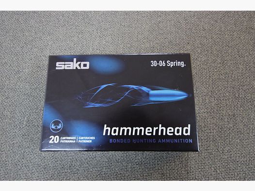 Sako cartouches de carabine .30-06 / Hammerhead SP 11,7 g / 180 grs