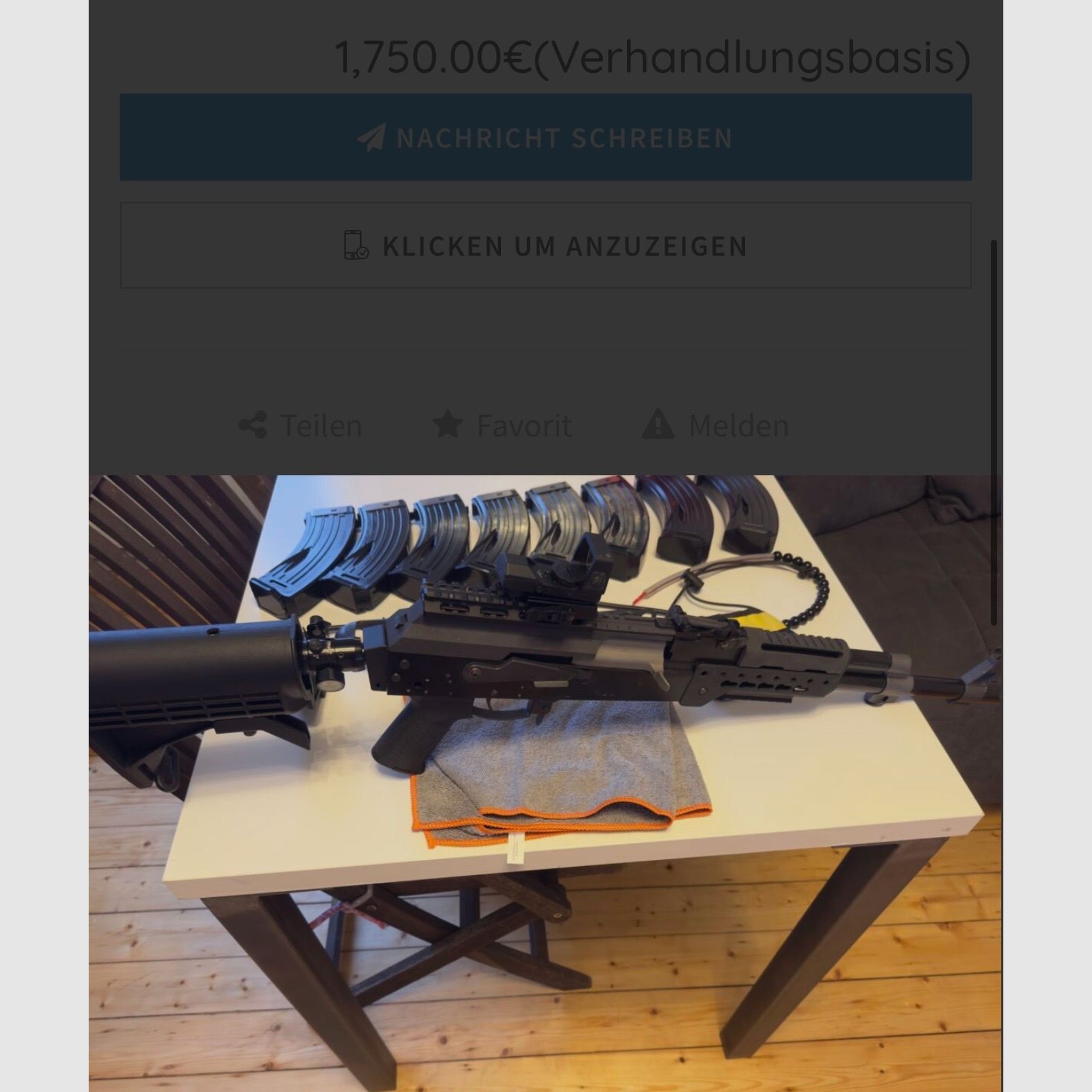 Paintball Maker AK20 tattico