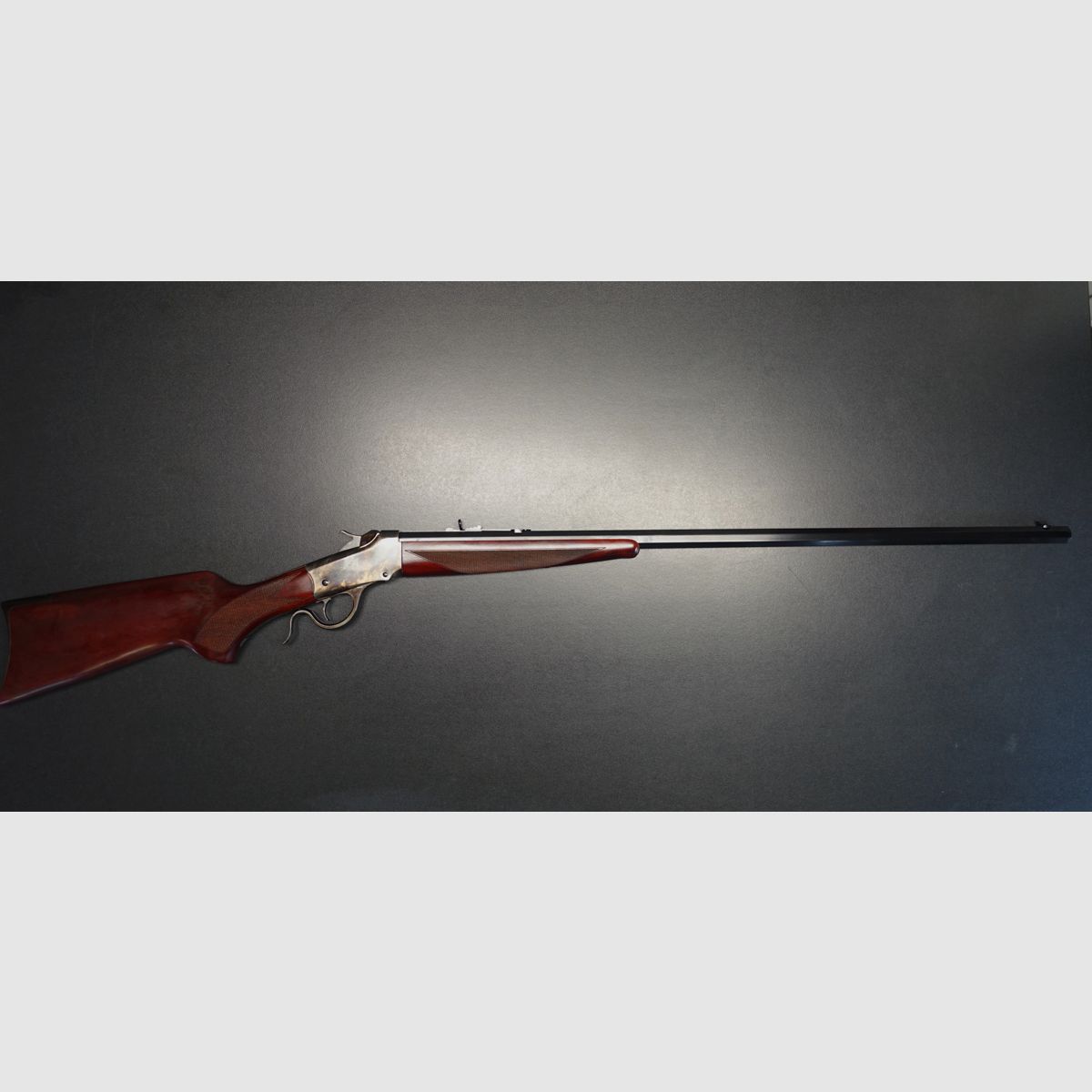 Uberti 1885 Low-Wall CHECK. PISTOL GRIP, Bild 1 von 5
