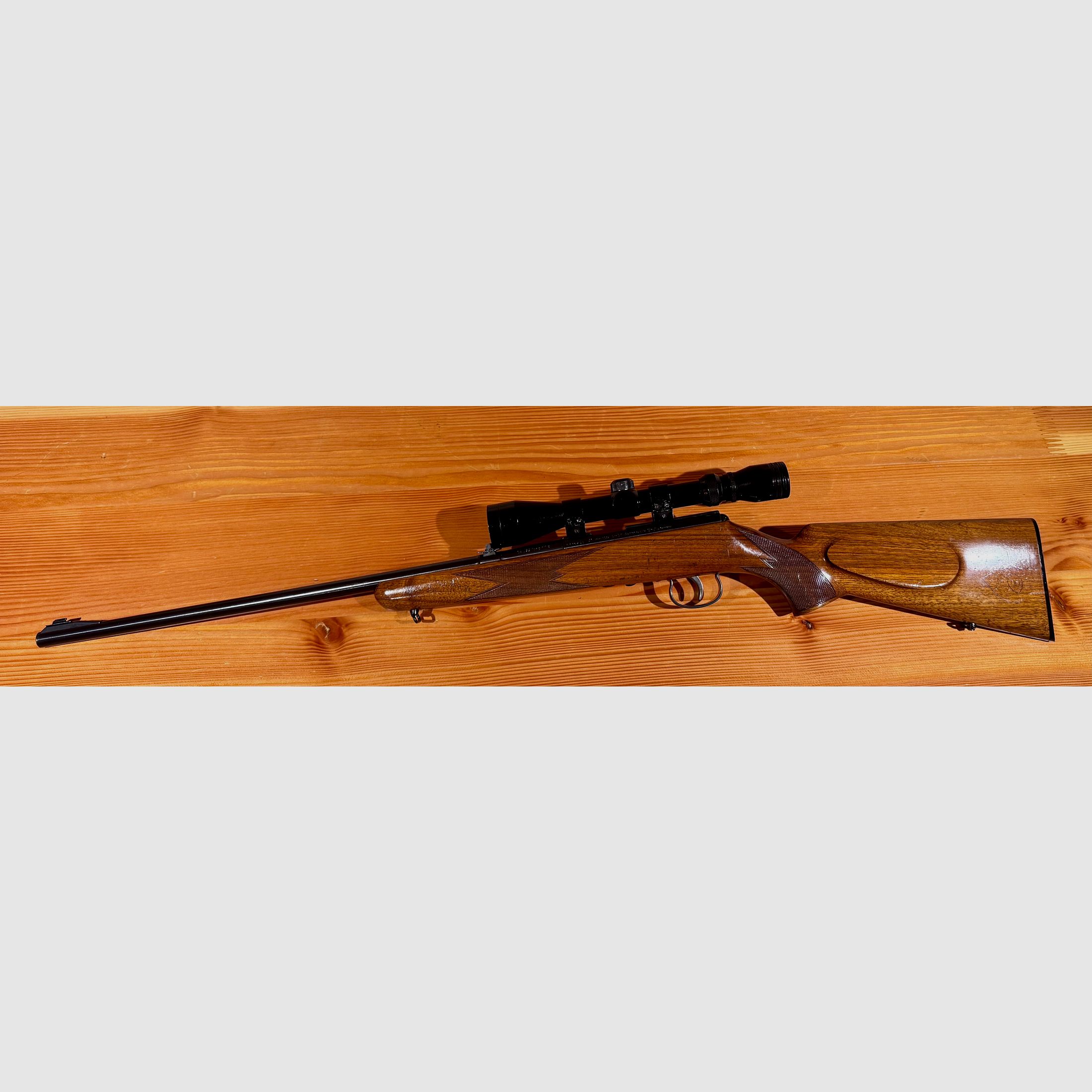 🎯 Präzises Kleinkaliber: Anschütz .22lr inkl. Bushmaster Zielfernrohr