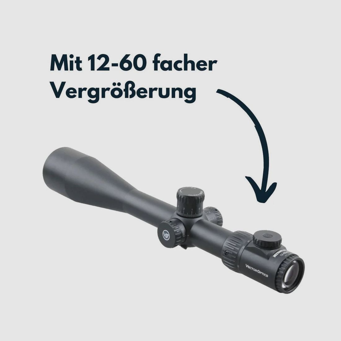 Vector Optics SCOL-37 Minotaur GenII 12-60x60 DOT