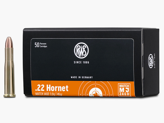 RWS .22Hornet Match-Jagd 3,0g - 46gr.