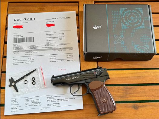 Baikal MP-654K CO₂ pistolet à air 4,5 mm BB – Original Makarov | État de collection