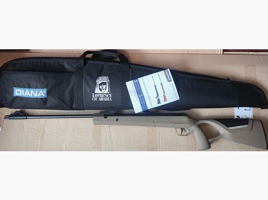 ⚠️ Achtung Sammler Diana 34 EMS Sonderauflage Lawrence of Arabia mit der Nummer 275 von 500 Produzierten Stückzahl, Farban Sand an, Kaliber 4,5mm, Ungeschossen & Optisch sowie Funktionell in einem Tadellosen top Zustand, Neuwertig!! 