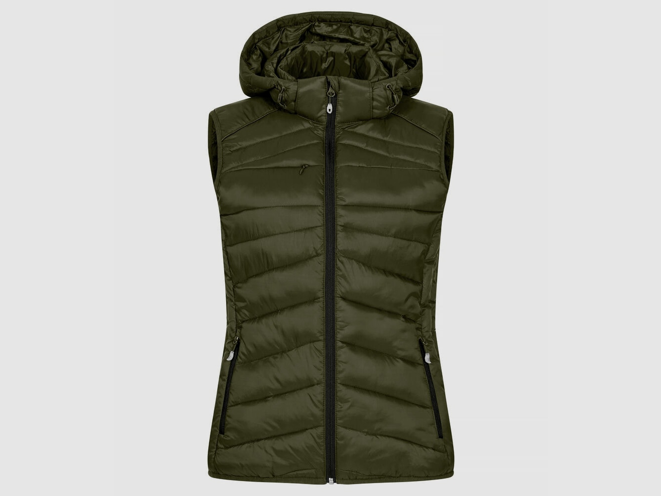 Clique Idaho Vest Women Fog Green
