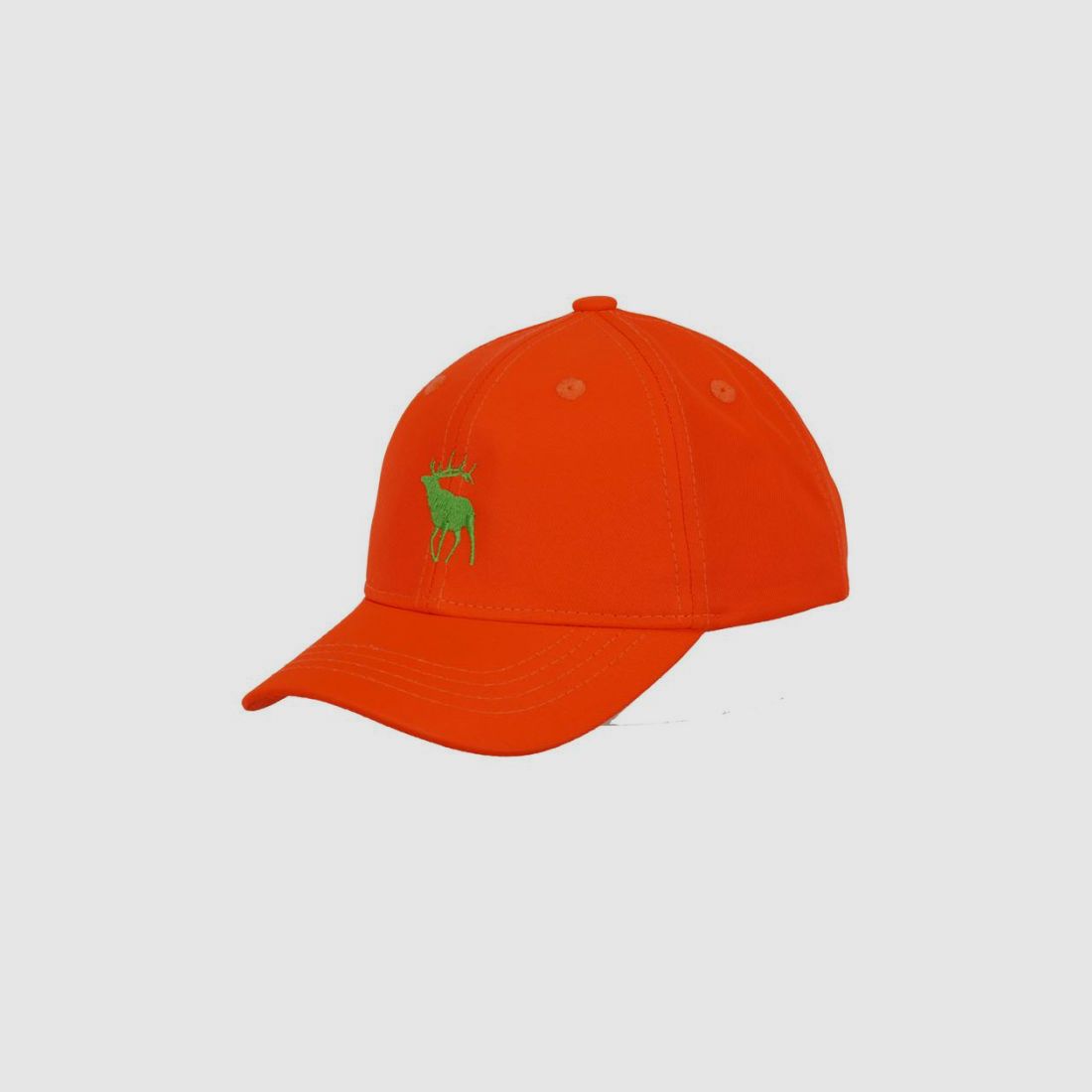Skogen Kinder Kappe Neon | mit Hirsch | orange | one size, Bild 3 von 4