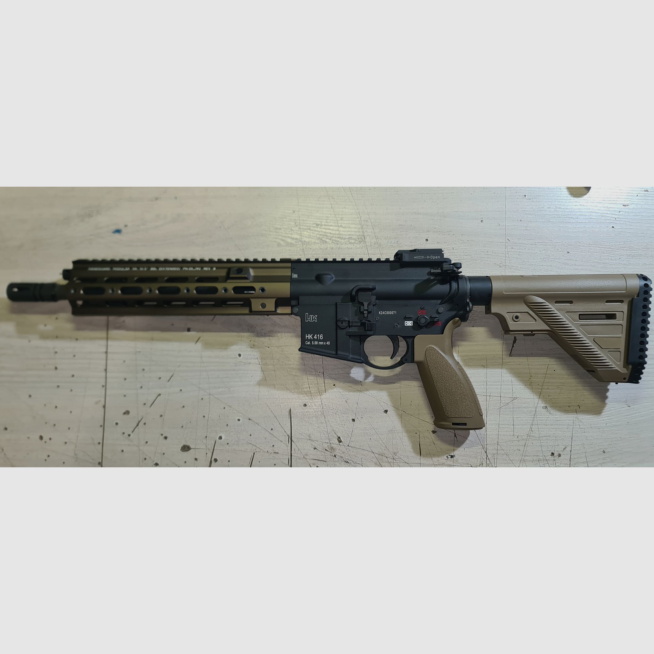 Hk 416 a5 Umbau mit Glock 17gen 5