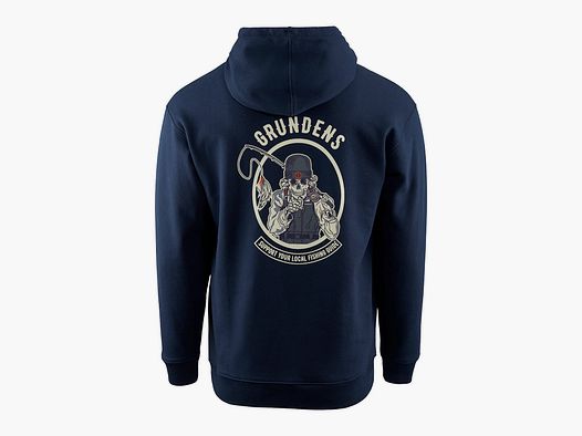 Grundéns Support Guides Displacement DWR Hoodie Dark Navy XL
