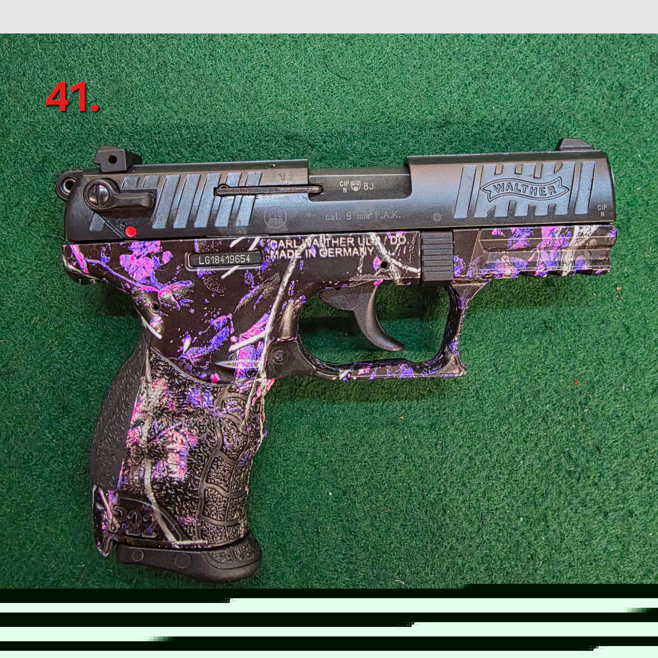 Walther P22 Muddy Girl Kaliber 9mm PAK Schreckschuss SRS