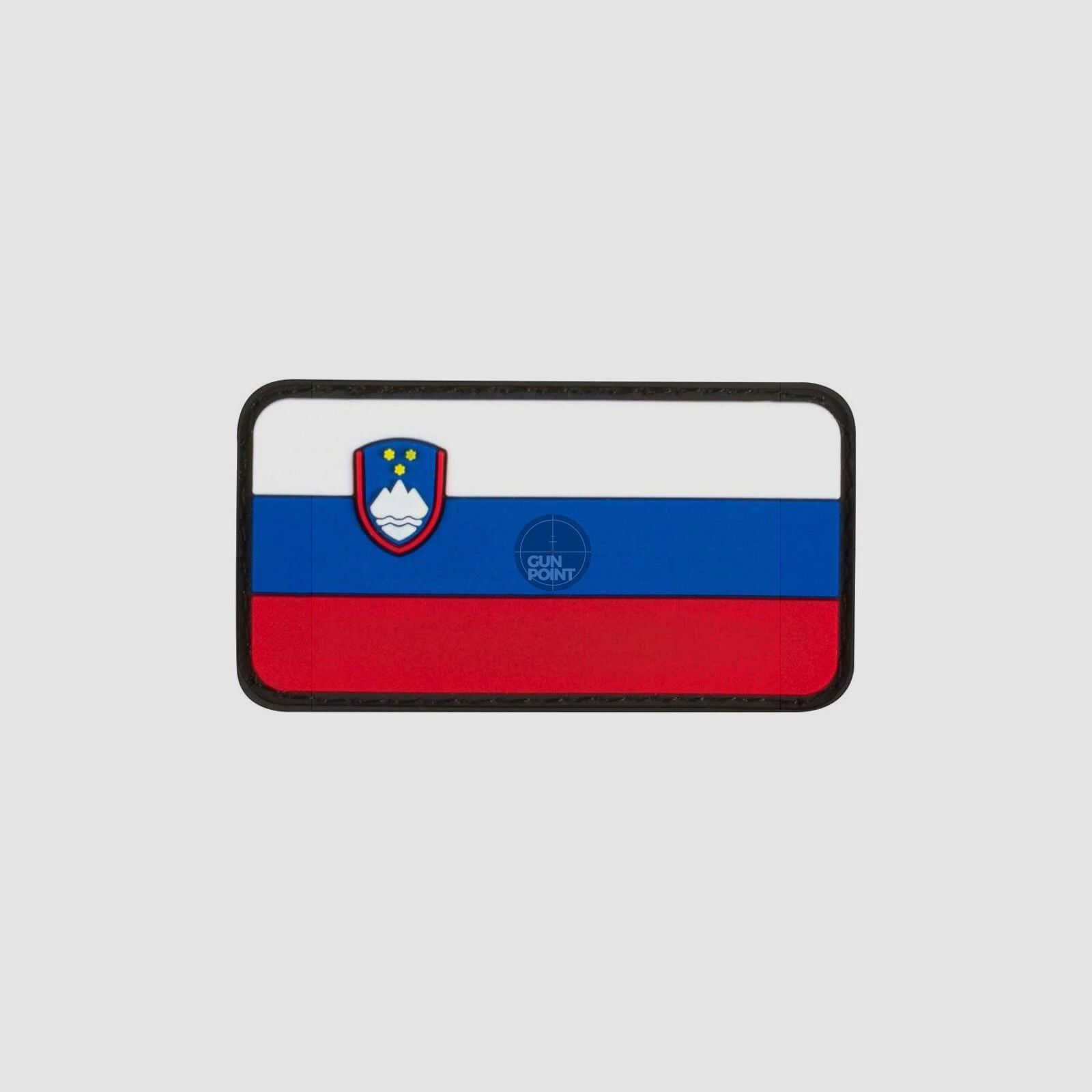 JTG Slovenia Flag Rubber Patch-Multicolor