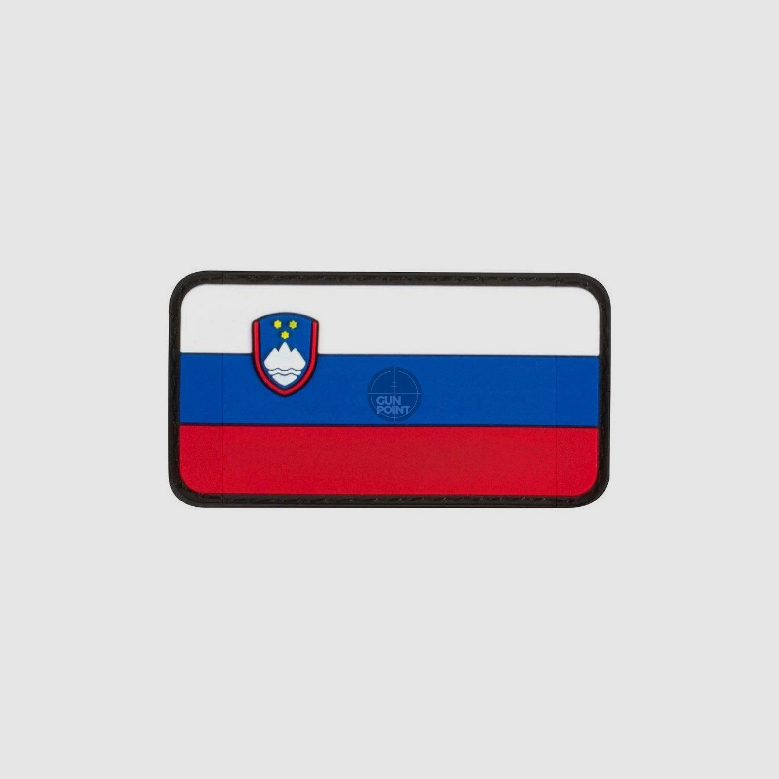 JTG Slovenia Flag Rubber Patch-Multicolor