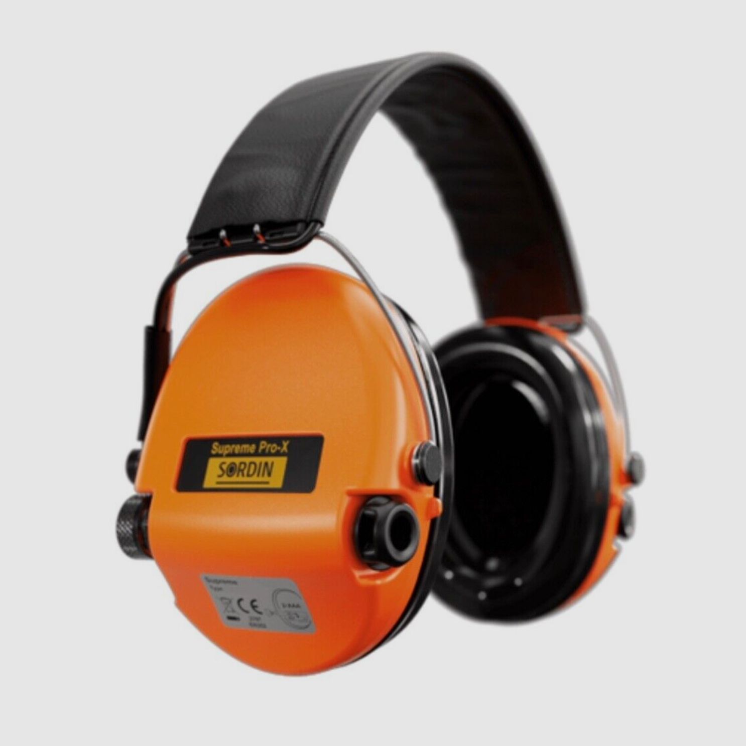 Sordin 75302-X/L-14-S Electronic Hearing Protection Supreme Orange Pro X Headband