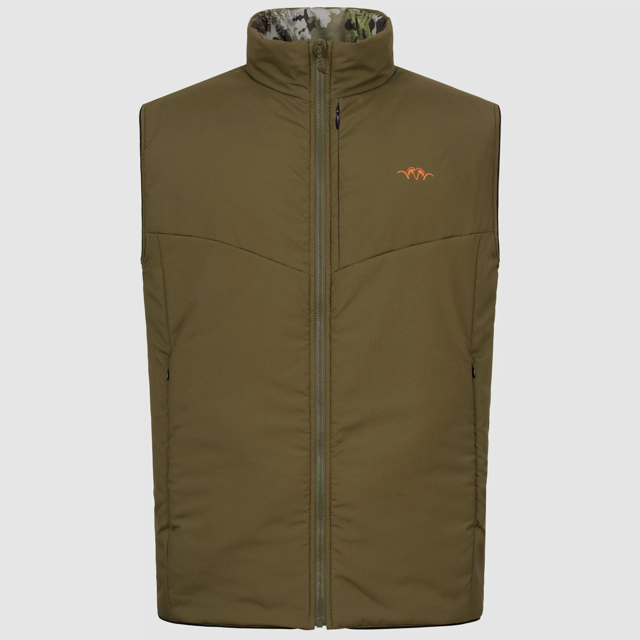 Blaser Wende Weste Endeavor in dunkel olive/camouflage