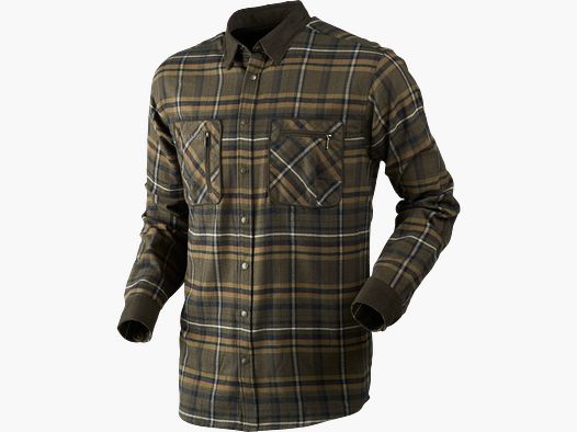 Härkila Hemd Pajala in Willow Green Check