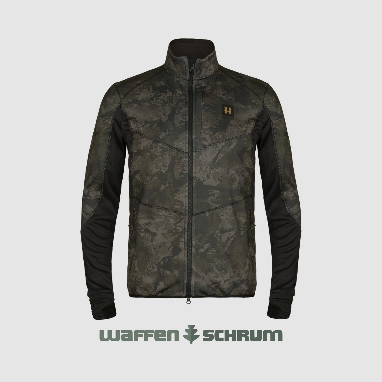 Härkila Fleecejacke Noctyx Camo AXIS MSP® Black/Black