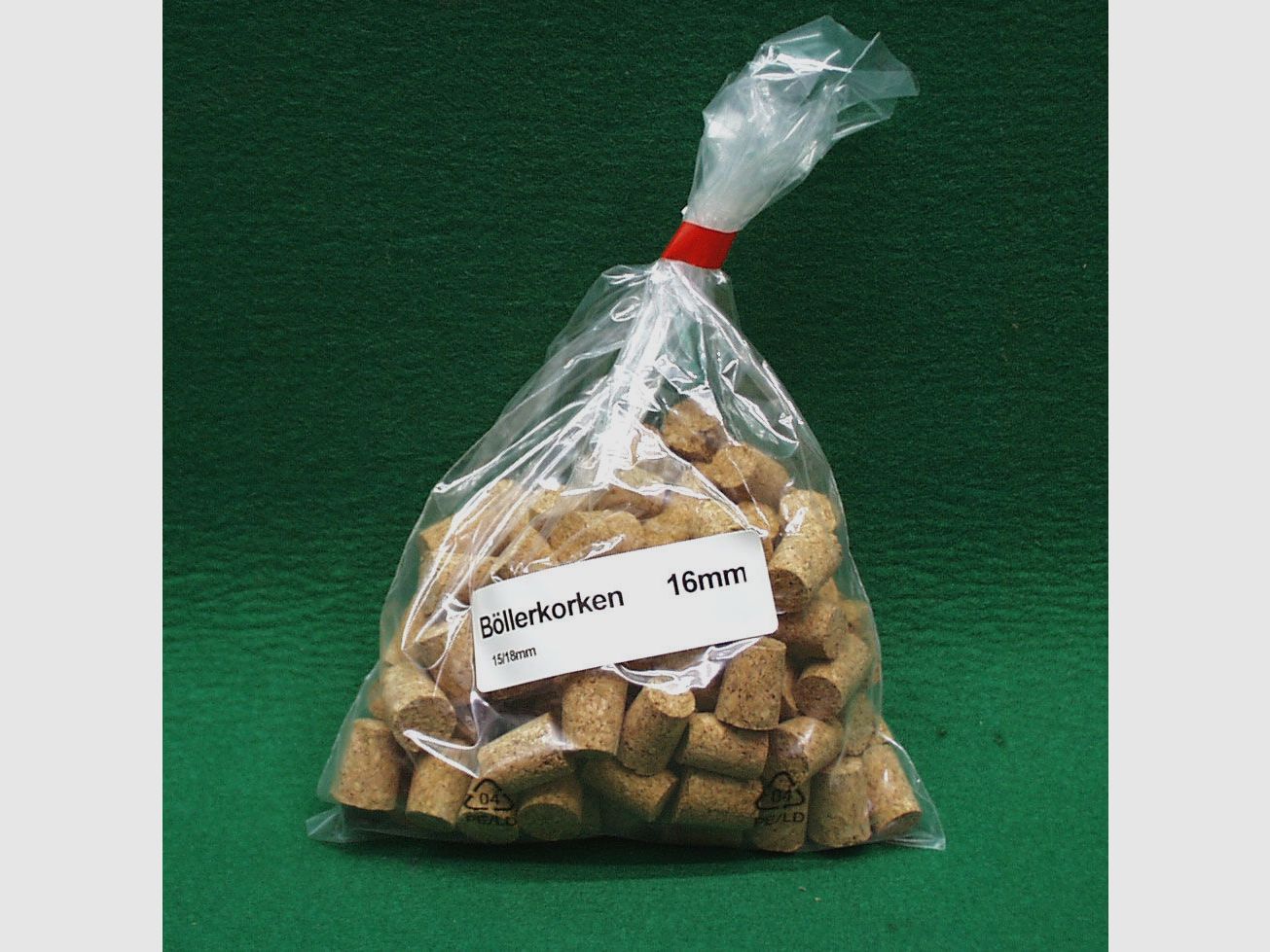 Bouchon de pétard Presskork 16mm