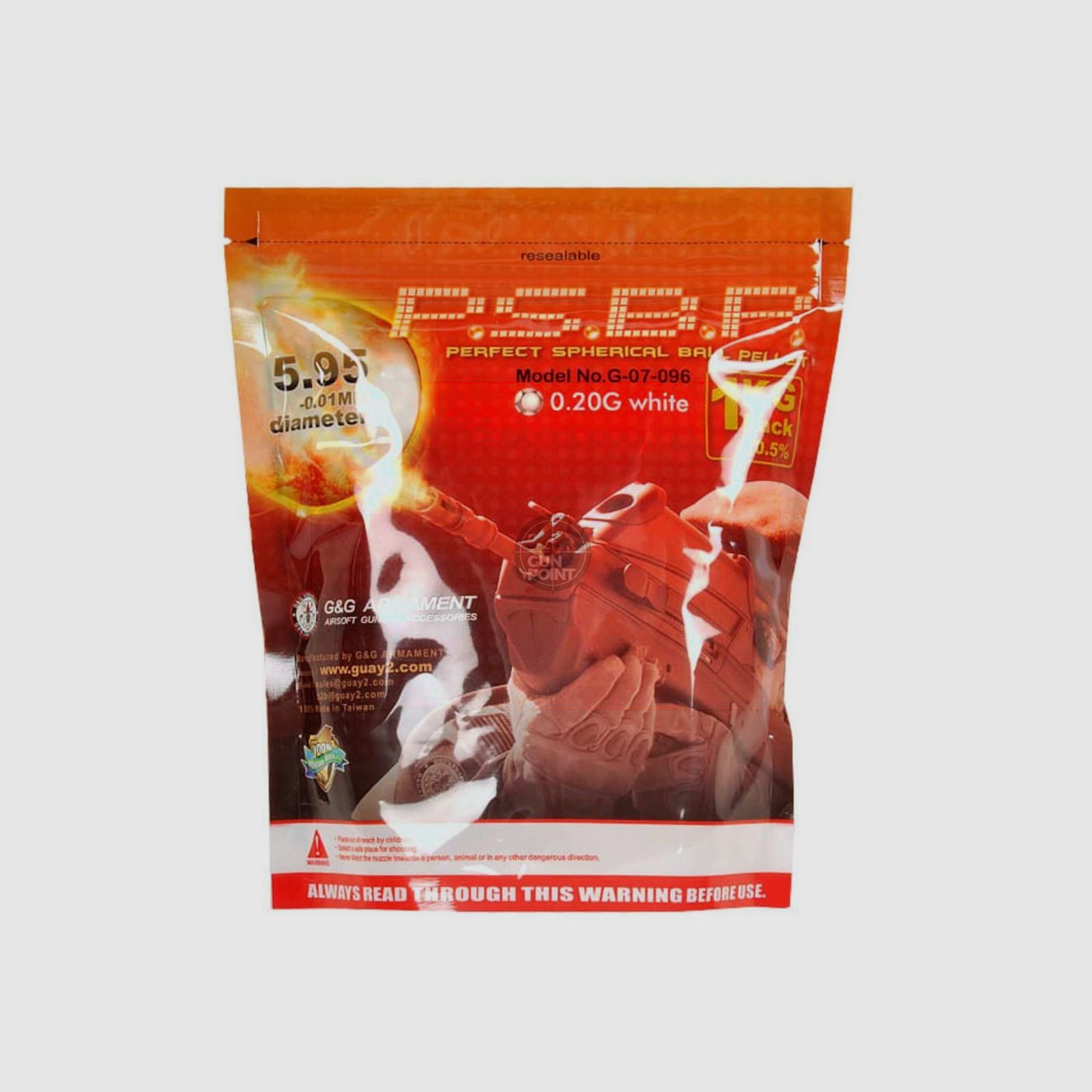 G&G 0.20g Perfect BBs 5000rds-Wei