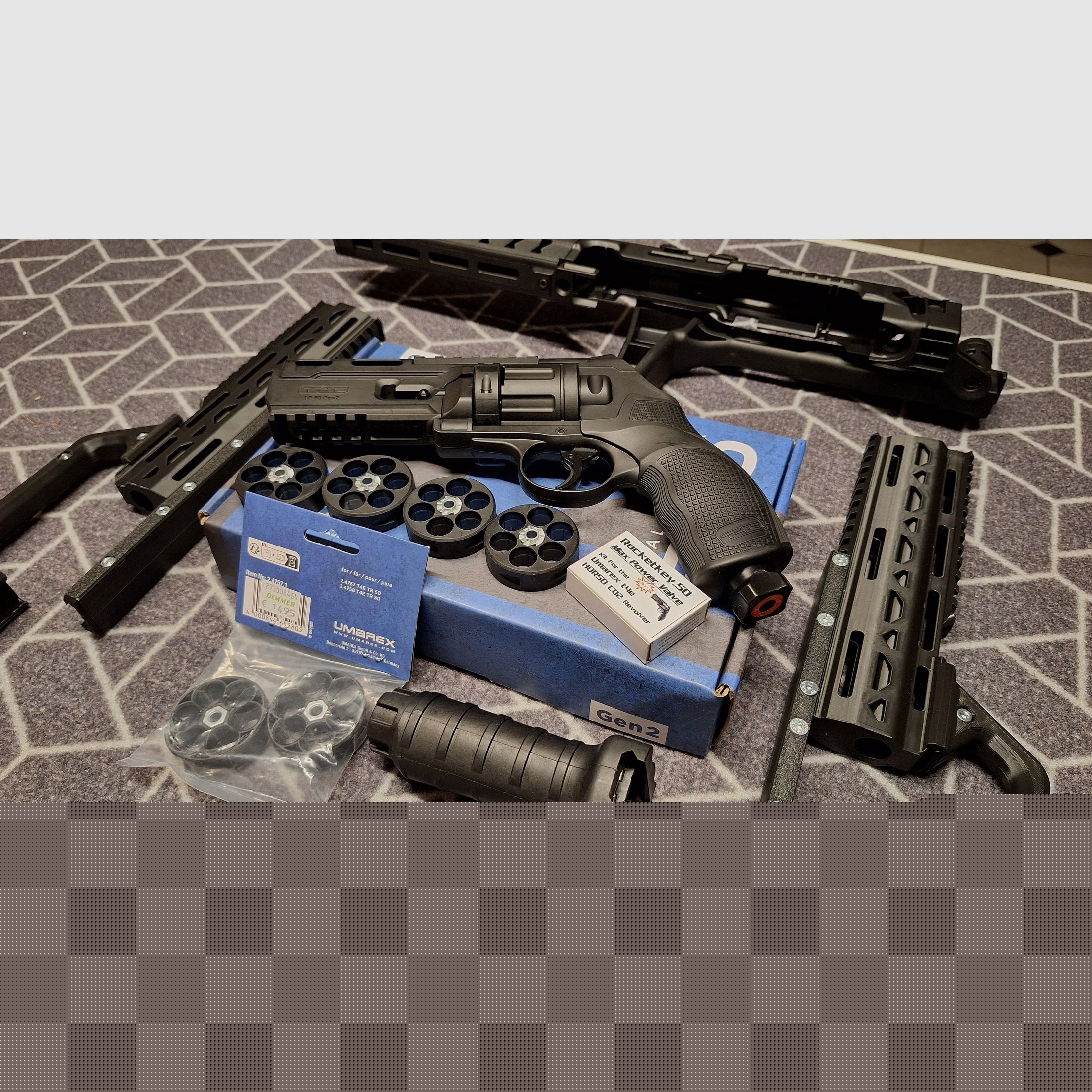 T4E TR 50/HDR50 Gen2 Revolver Co2 cal .50 - Premium kit - New!