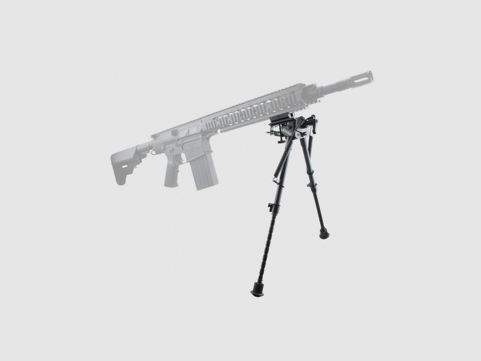 Carbon Fiber 9-13.5" Swivel Spring Bipod, image 17 of 19