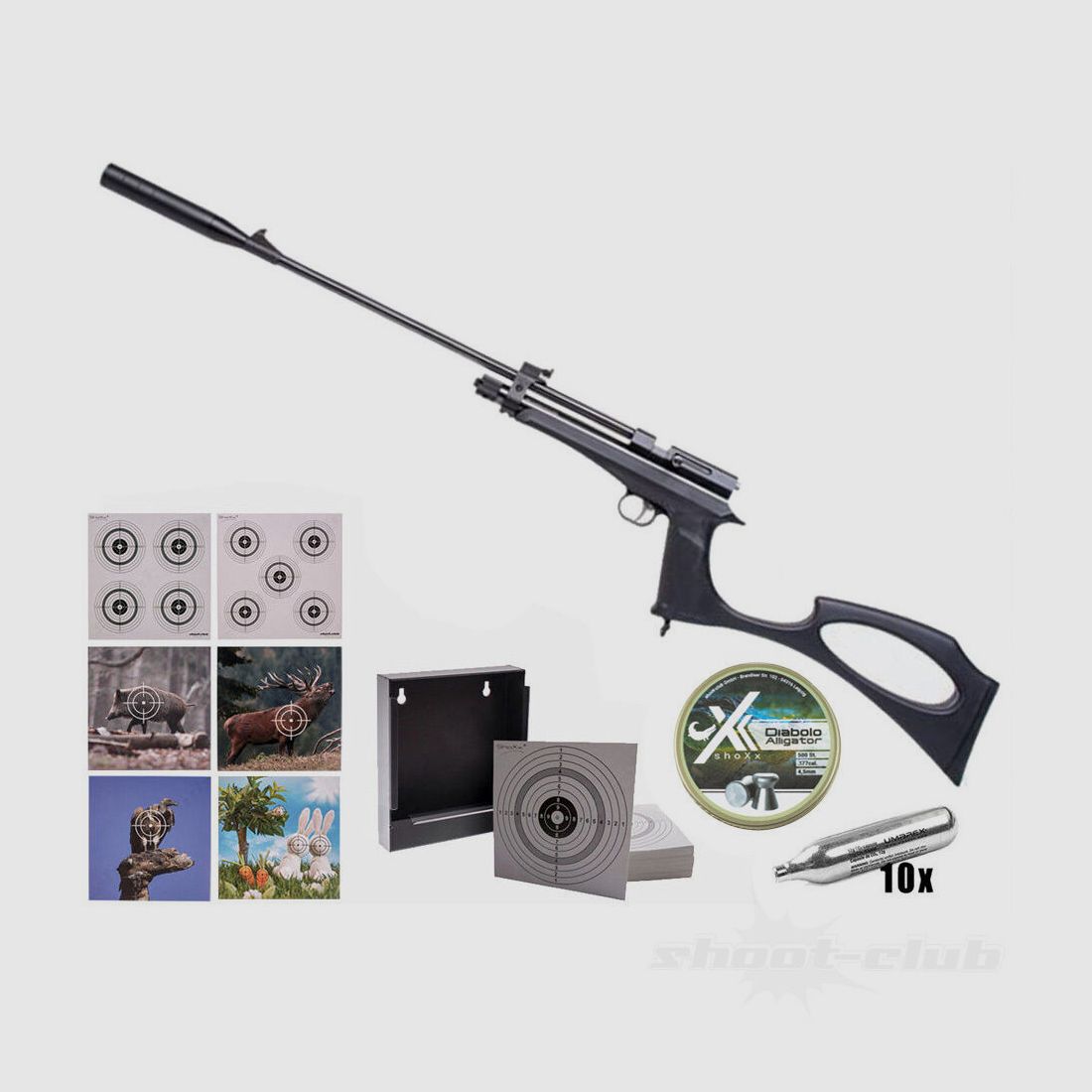 Diana DIANA Chaser Rifle 4,5 mm Zielscheiben Set