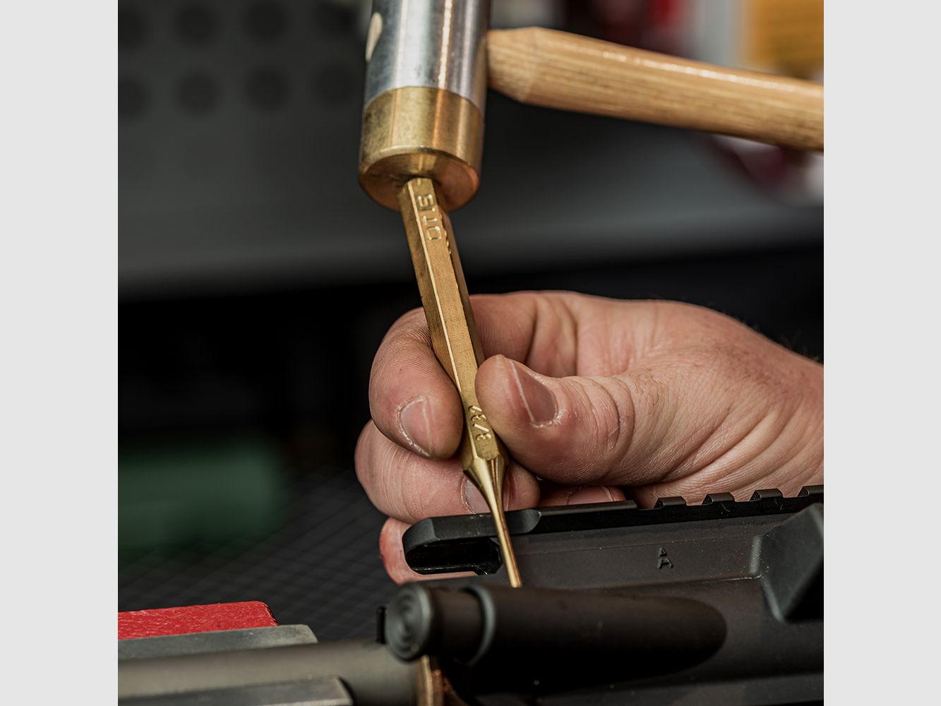 Otis Pro+ tige de nettoyage 5 pièces (laiton)