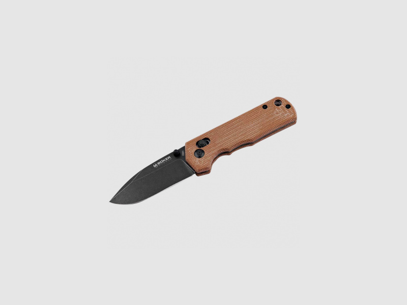 Magnum Rockstub Brown Micarta EDC-mes |