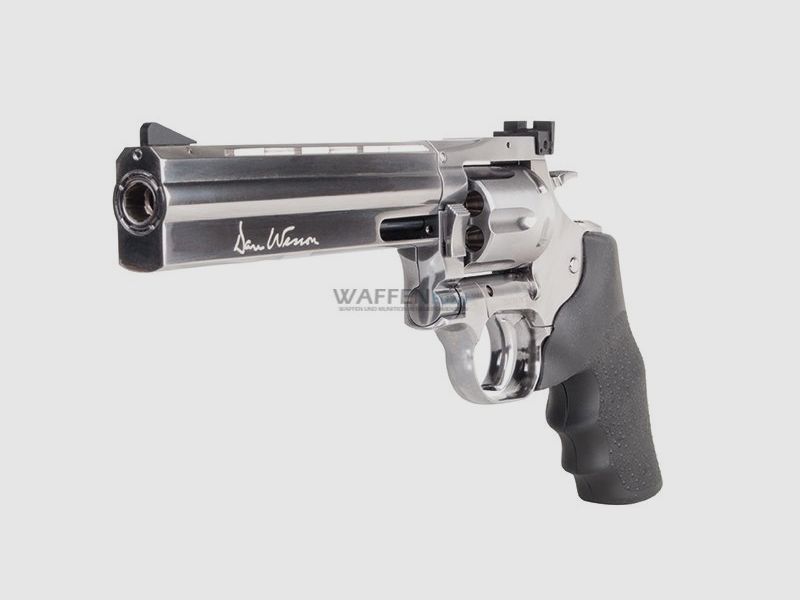 Dan Wesson 715 6 Zoll Silber CO2 Revolver 4,5 mm Stahlrundkugeln
