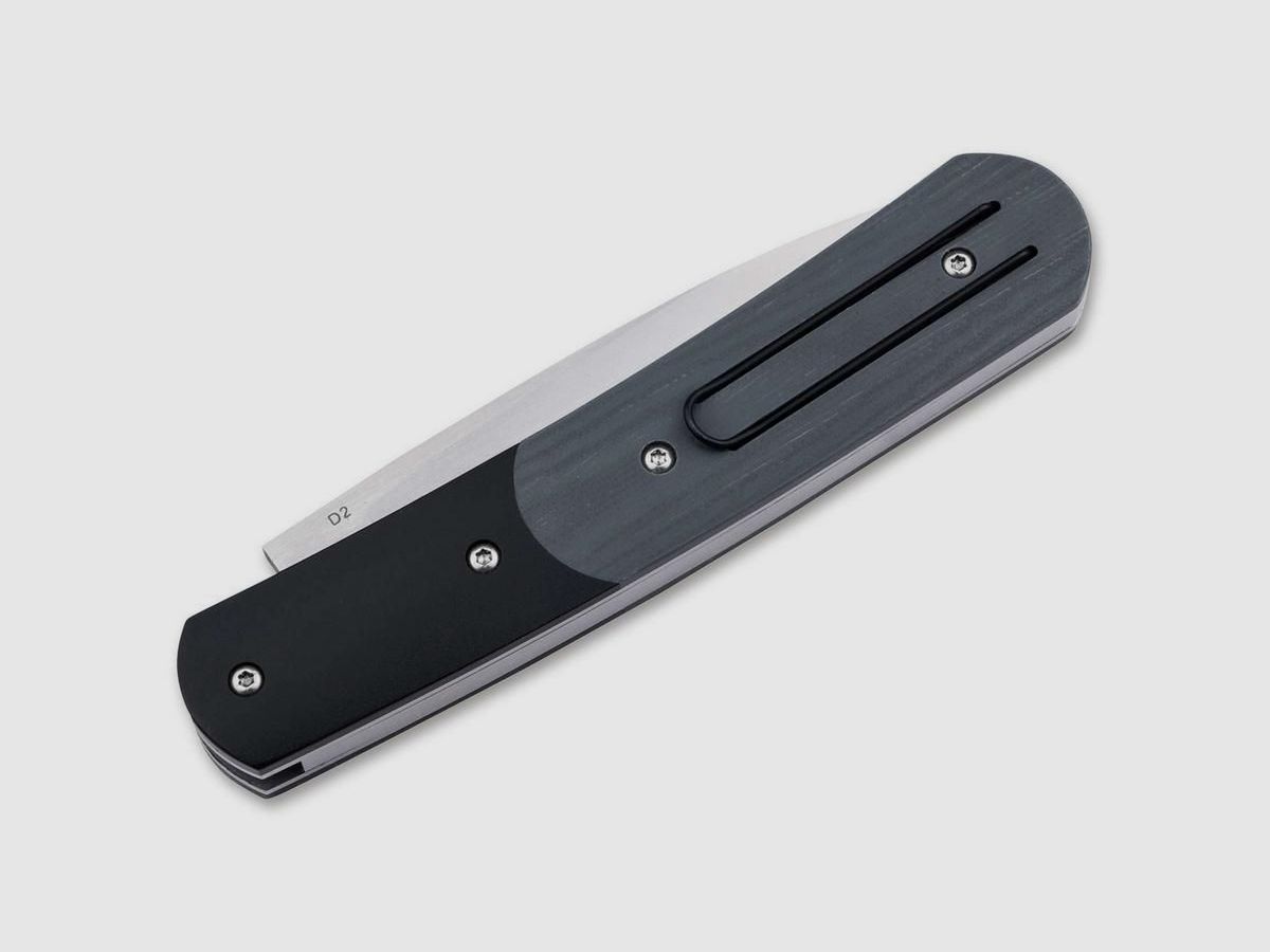 Böker Plus DogLeg Auto black/grey automatic knife for men, image 4 of 4