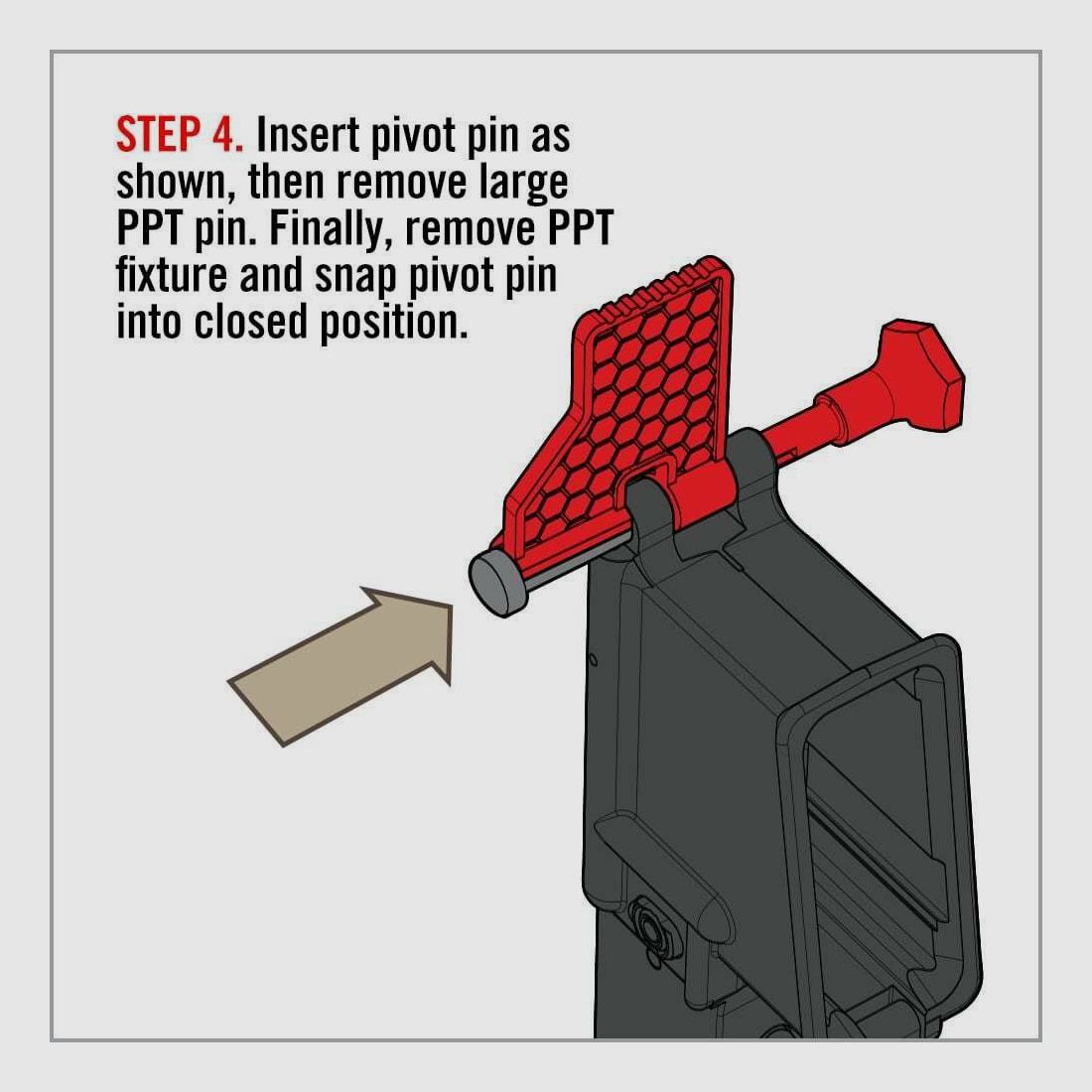 Strumento per perni di pivot AR15 Real Avid