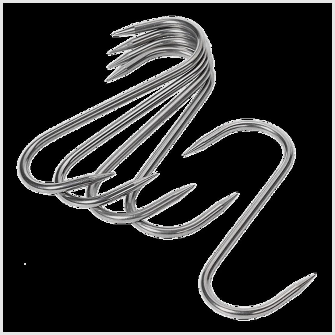 Fritzmann 5 haków mięsnych 12cm/5mm