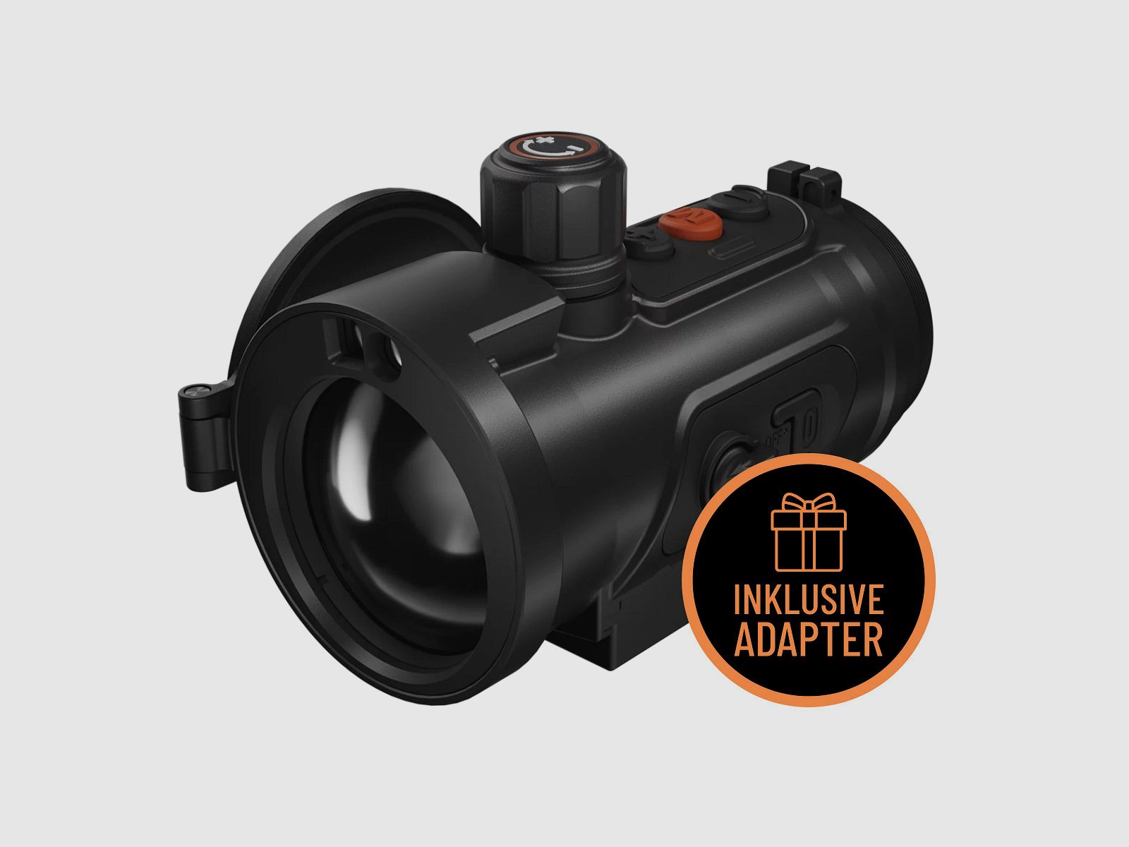 ThermTec Hunt 650 L Komplettpaket inkl. Adapter – Adapter: Präzise Jagen Adapter, Klemmhülsengröße: 34 mm mit Swarovski Schiene