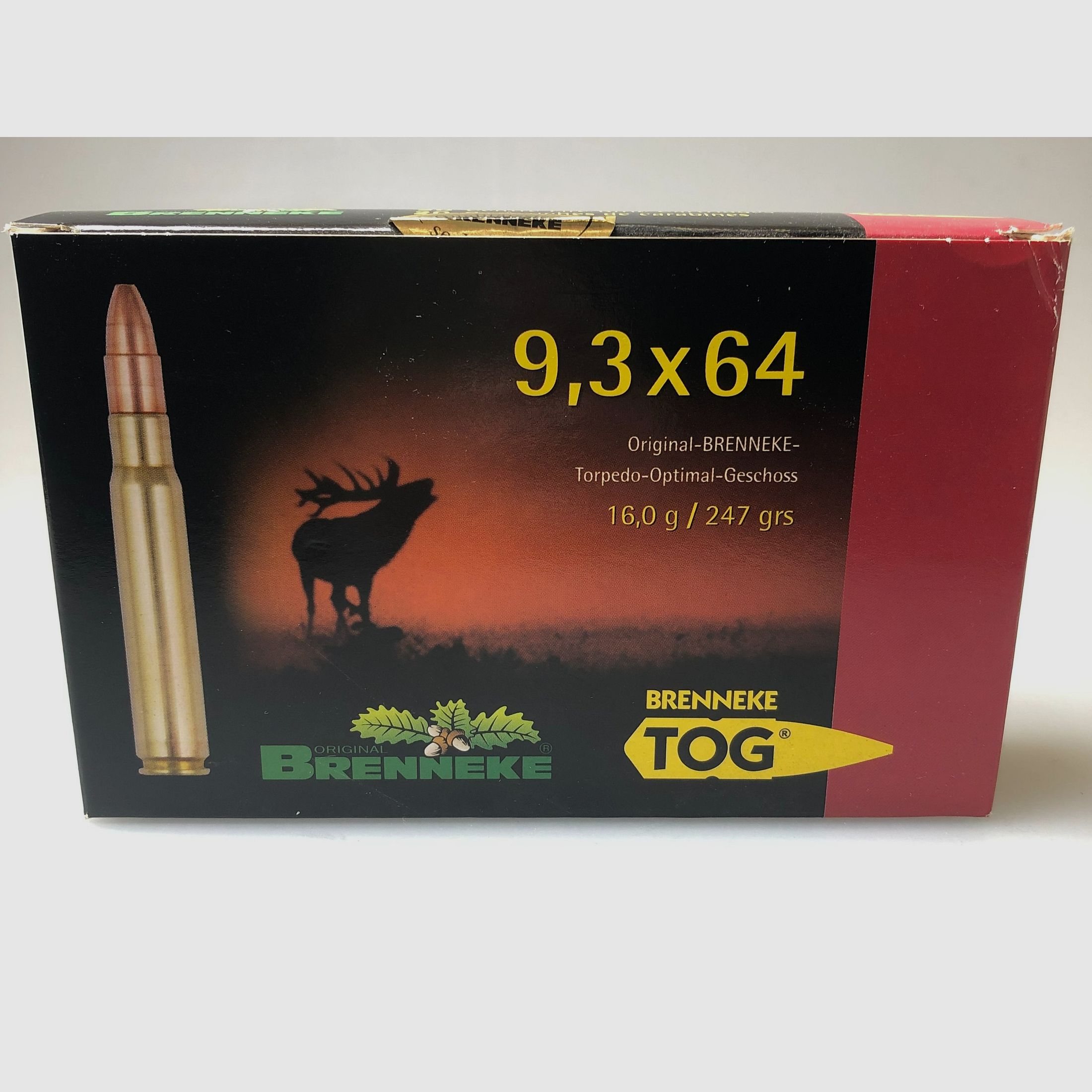 Munition Brenneke TOG 16.0g 9.3x64