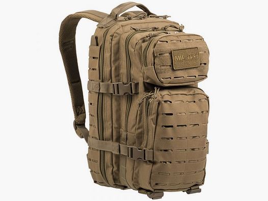 Mil-Tec Rucksack US Assault Pack SM Laser Cut coyote