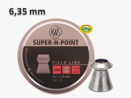 RWS Geschosse SUPER-H-POINT Kal.6,35mm 1,62gr
