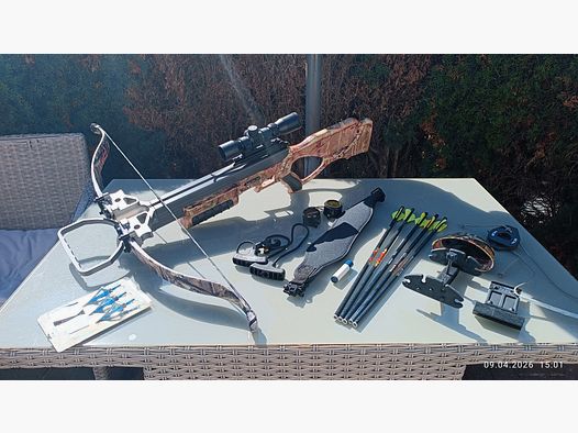 Armbrust Excalibur Matrix 330 mit Zubehör 