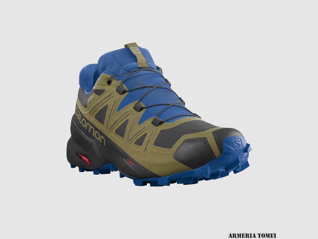 SALOMON – MAN – SPEEDCROSS 5 GTX Zwart/Groen Mos/Luchtduiker, afbeelding 2 van 7