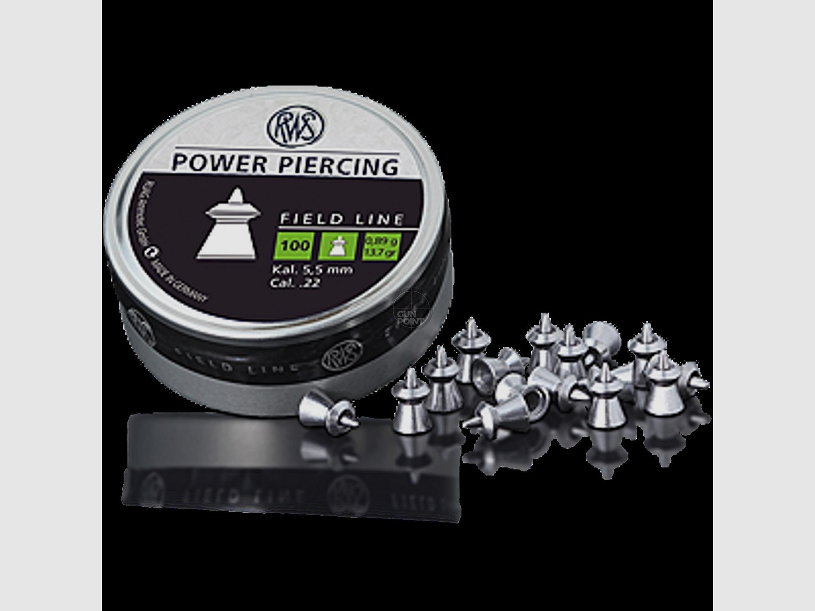 RWS Diabolos Power Piercing - Kal. 5,5 mm - 0,89g - 100 Stck.