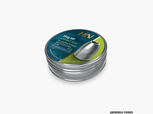 BULLE AIR COMPRESSED – H&N SLUG HP 6.35mm/.25 cal 36gr>40J(120pcs)