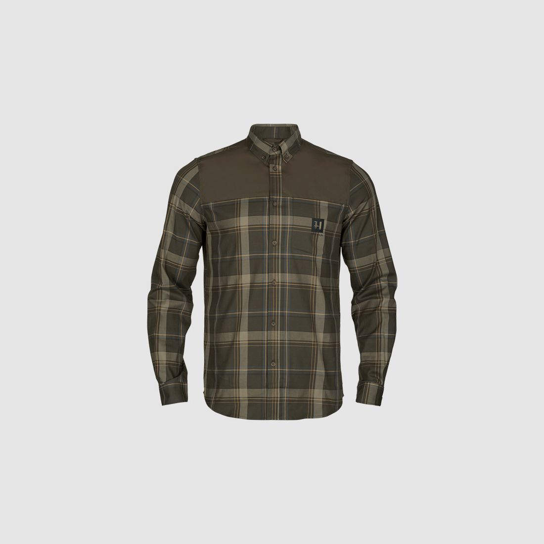 Härkila Hemd Anker L/S Willow green