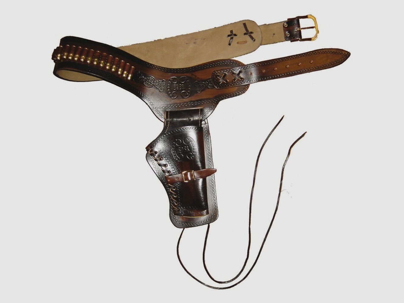 Gordel met een holster voor Western revolver Gordel 1 revolver, afbeelding 1 van 8