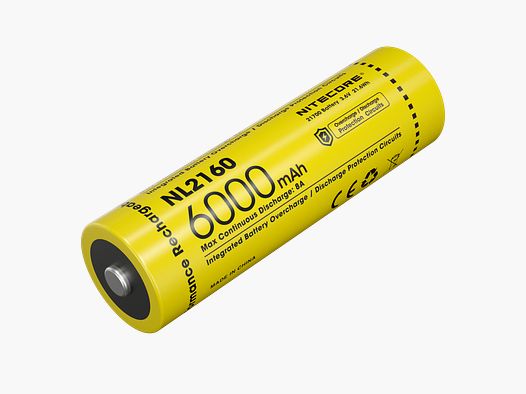 Nitecore Nitecore Batterie Li-Ion Type 21700 6000mAh NL2160