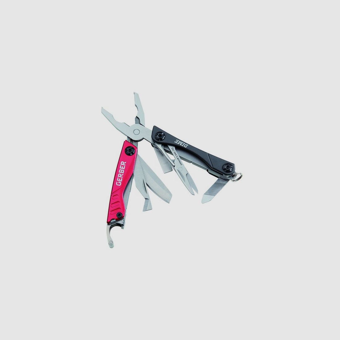 Gerber Mini-Tool, DIME, grijs-rood, tang, schaar, pakketopener