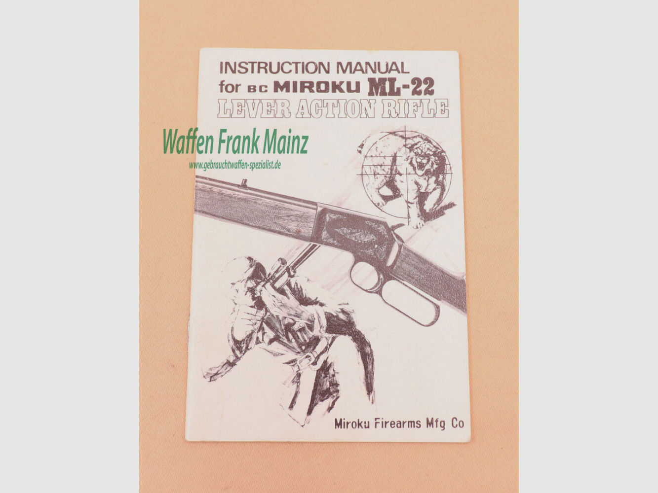 Miroku - Japan Bedienungsanleitung Mod. ML-22