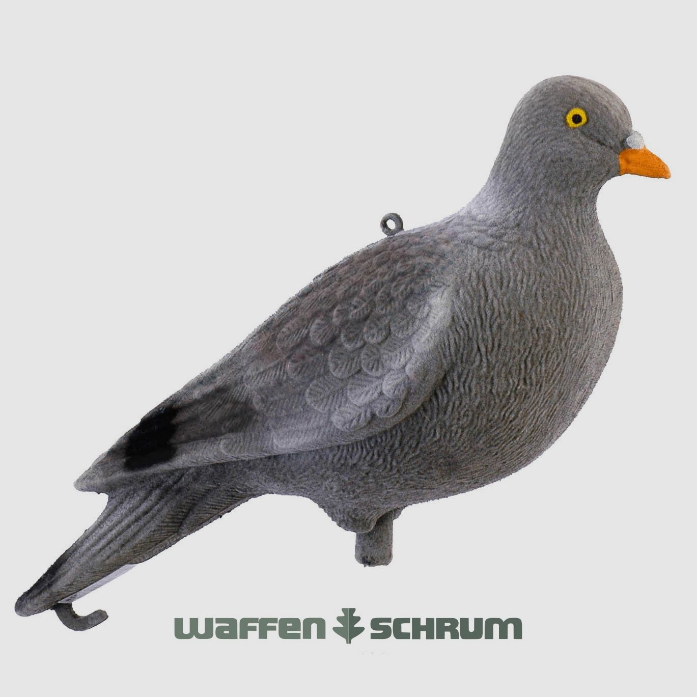 Vollkörper-Locktaube beflockt