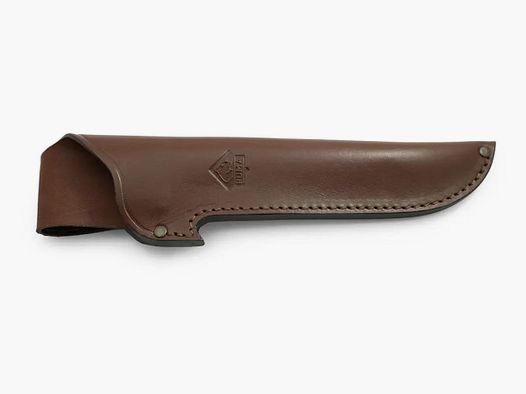 PUMA lederen schede, cognac voor PUMA robuust met walnoot of Micarta
