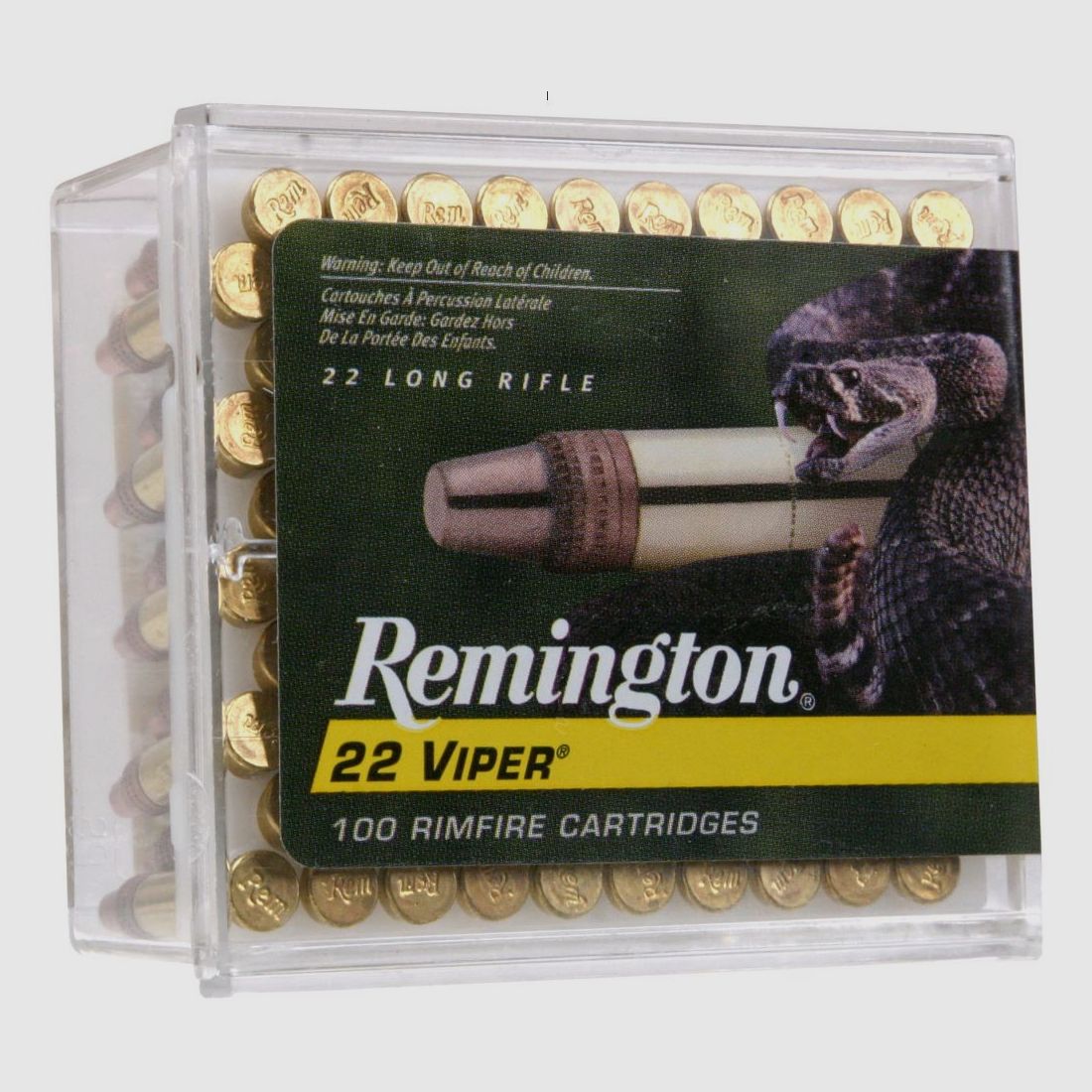 Remington – cartouche .22lr, TCSB 36gr Viper / 100 pcs.