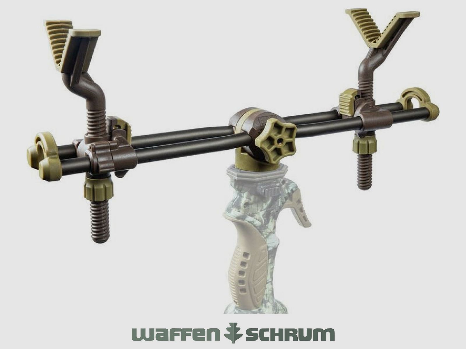 Primos Zielstock Trigger Stick Zubehör 2 Punkt Gewehrauflage mit Adapter