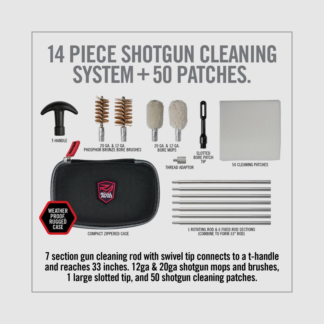 Reinigungsset Gun Boss Kit für Langwaffen Real Avid, Bild 6 von 6